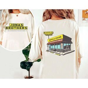 Waffle House Jonas Brothers The Album 2 Sided Pop Fan T-Shirt